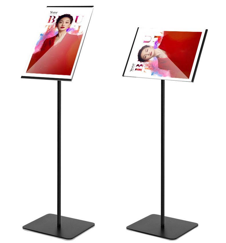 Rotating Poster Display Floor Stand